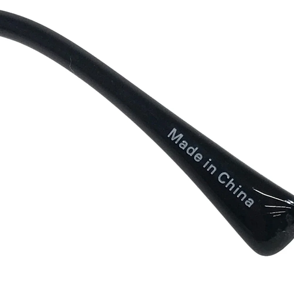 Adin Thomas Eyeglasses Frames AT-542 C2 Black Chrome Cat Eye Wire Rim 52-18-140